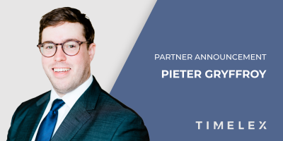 Pieter Gryffroy promoted to Partner